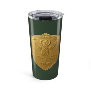 20oz Medical Badge Tumbler – Caduceus Healthcare Training Travel Mug