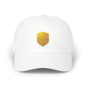 Embroidered Gold Shield Dad Cap
